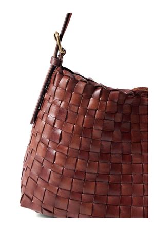 Burnt Brown Hobo Salvage Shoulder Bag DRAGON DIFFUSION | 8170BRUCIATO
